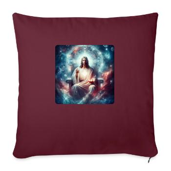 image 40 - Housse de coussin décorative 45 x 45 cm - bordeaux - Devant