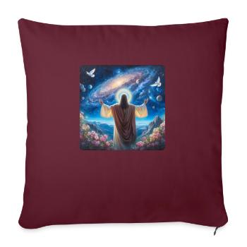 Image 32 - Housse de coussin décorative 45 x 45 cm - bordeaux - Devant