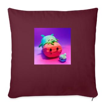 Watermelon - Sofakissenbezug 45 x 45 cm - Burgunderrot - Vorne