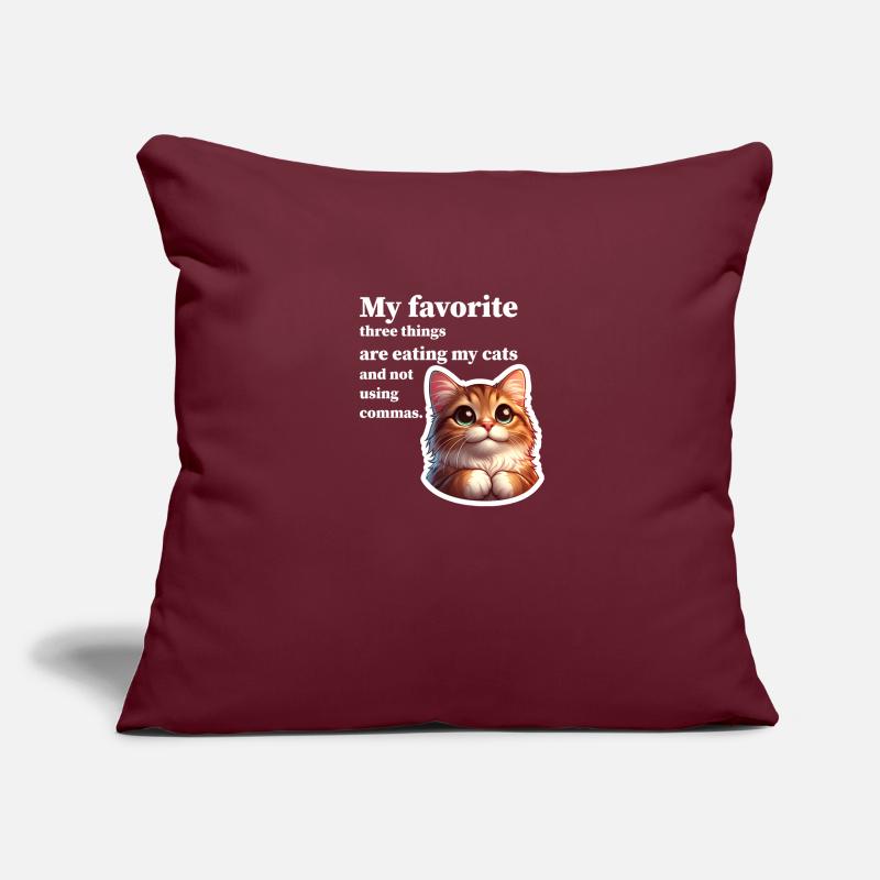 not using commas Sofa pillowcase 17,3'' x 17,3'' (45 x 45 cm)