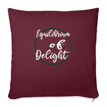 Geek Joyous Journey Birthday Humor Inner Joy - Sofa pillowcase 17,3'' x 17,3'' (45 x 45 cm) - burgundy - Front