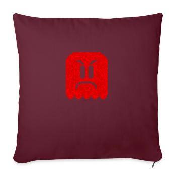 Gorka le faché - Housse de coussin décorative 45 x 45 cm - bordeaux - Devant