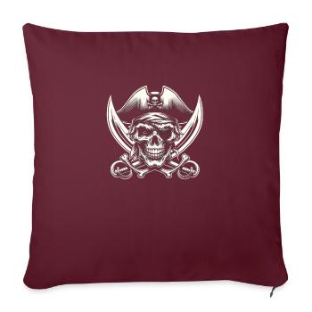 Vestige du voleur - Housse de coussin décorative 45 x 45 cm - bordeaux - Devant