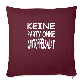 Party - Sofakissenbezug 45 x 45 cm - Burgunderrot - Vorne