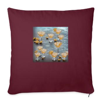 IMG 5161 - Housse de coussin décorative 45 x 45 cm - bordeaux - Devant