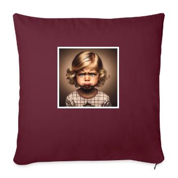 Scales - Sofa pillowcase 17,3'' x 17,3'' (45 x 45 cm) - burgundy - Front