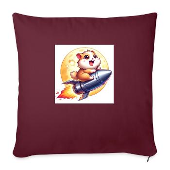 group1 11 - Sofa pillowcase 17,3'' x 17,3'' (45 x 45 cm) - burgundy - Front