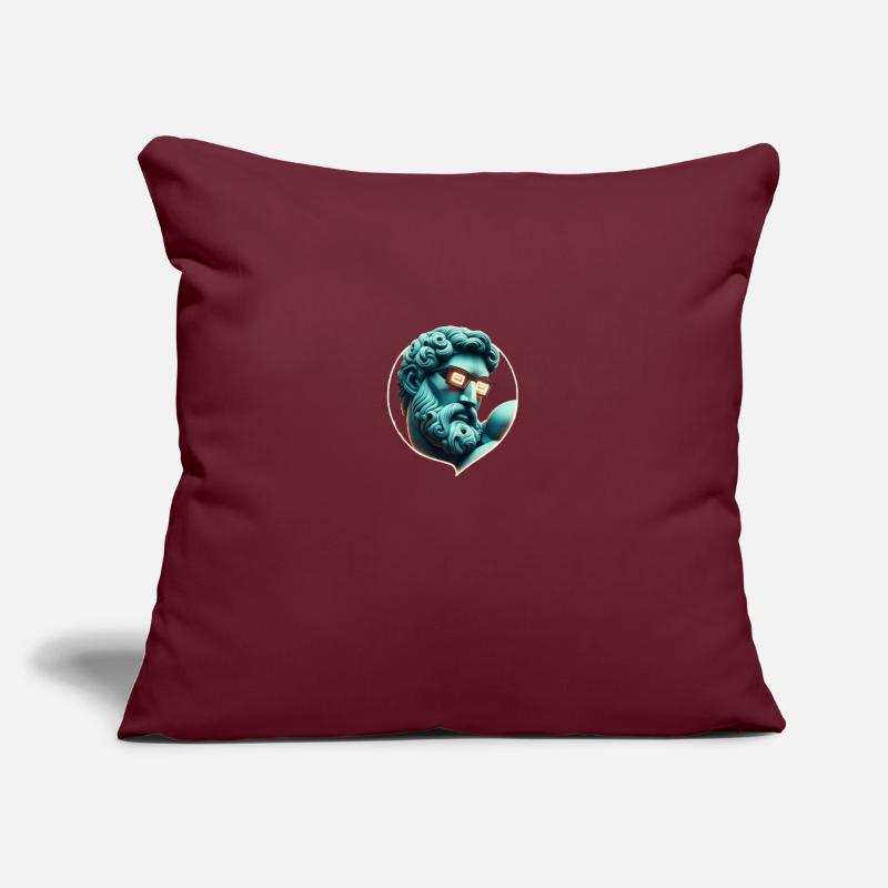 Sculpture élégante Housse de coussin décorative 45 x 45 cm