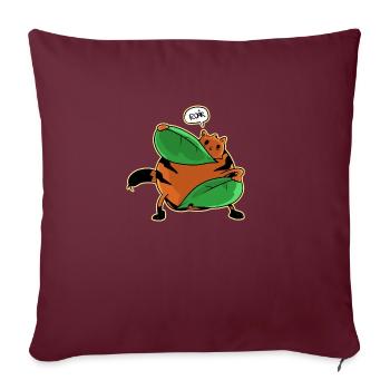 Roar 2 - Sofa pillowcase 17,3'' x 17,3'' (45 x 45 cm) - burgundy - Front
