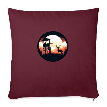 Perfect Sundowner - Sofakissenbezug 45 x 45 cm - Burgunderrot - Vorne
