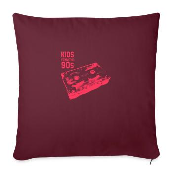 Kids from the 90s - red flavor - Sofakissenbezug 45 x 45 cm - Burgunderrot - Vorne