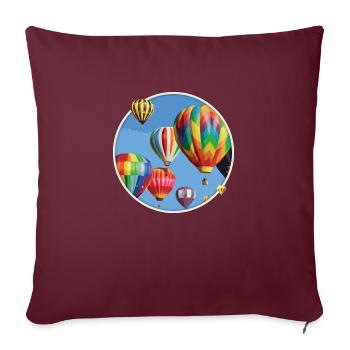 Balloon - Sofa pillowcase 17,3'' x 17,3'' (45 x 45 cm) - burgundy - Front