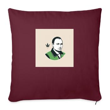 Vladimir - Sofakissenbezug 45 x 45 cm - Burgunderrot - Vorne