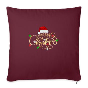 Santa - Sofakissenbezug 45 x 45 cm - Burgunderrot - Vorne