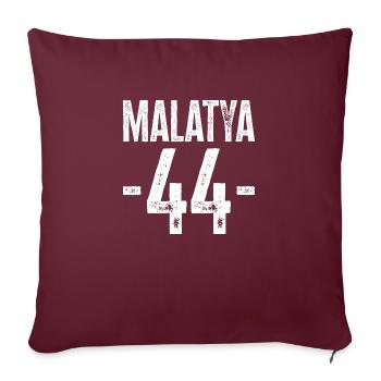 Malatya 44 – Stolz aus Türkiye - Sofakissenbezug 45 x 45 cm - Burgunderrot - Vorne