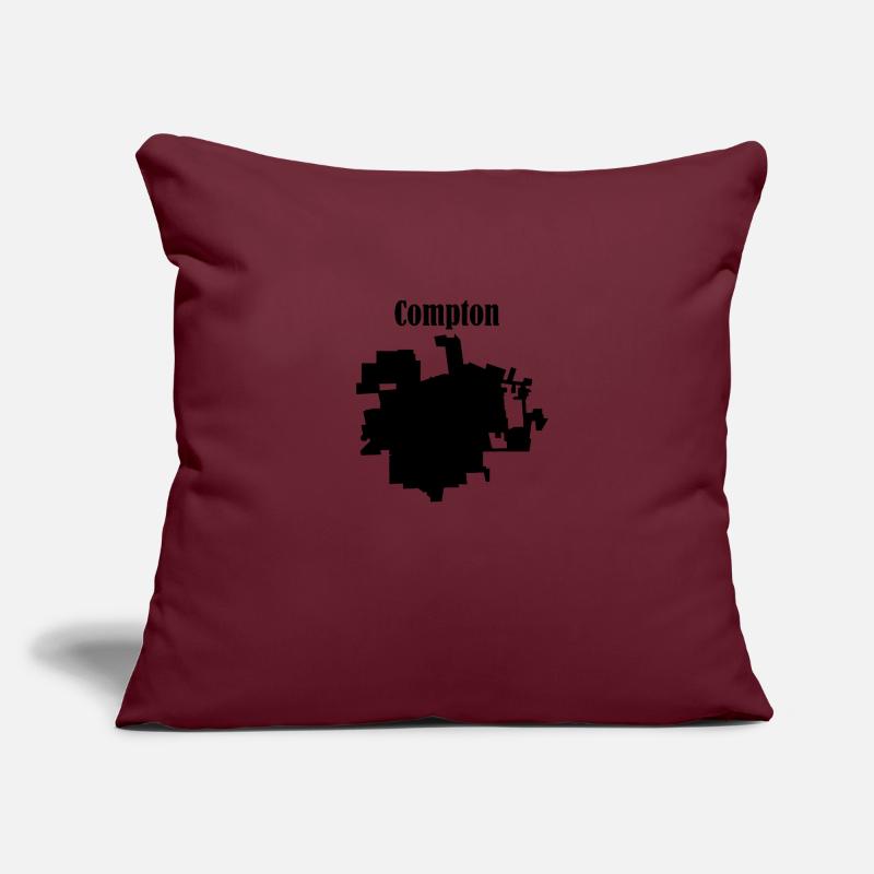 Compton Black Sofa pillowcase 17,3'' x 17,3'' (45 x 45 cm)