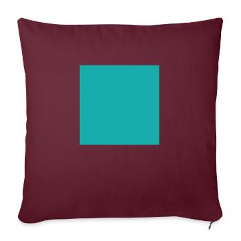 Quadrat 2.0 - Sofakissenbezug 45 x 45 cm - Burgunderrot - Vorne