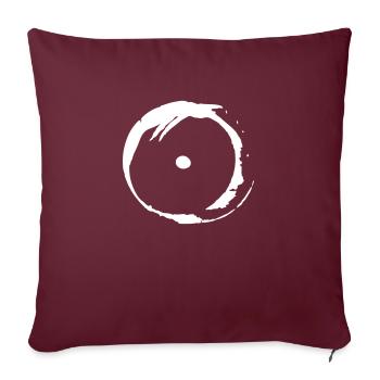 Vintage symbol of truth - Sofa pillowcase 17,3'' x 17,3'' (45 x 45 cm) - burgundy - Front