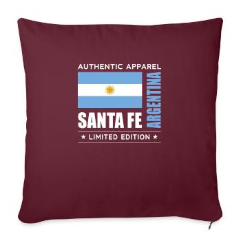 Santa Fe - Housse de coussin décorative 45 x 45 cm - bordeaux - Devant