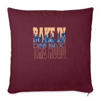 Chef choyé Cuisinier Chef Cool Chef Curry Happy - Housse de coussin décorative 45 x 45 cm - bordeaux - Devant