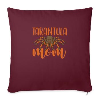 Funny Tarantula Mom - Arachnid Expert Big Spider - Sofakissenbezug 45 x 45 cm - Burgunderrot - Vorne