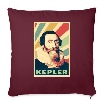 Johanness Kepler Vintage Colors - Sofa pillowcase 17,3'' x 17,3'' (45 x 45 cm) - burgundy - Front