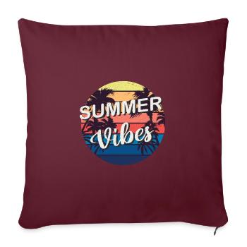 SUMMERVIBES / Summer Vibes - Housse de coussin décorative 45 x 45 cm - bordeaux - Devant
