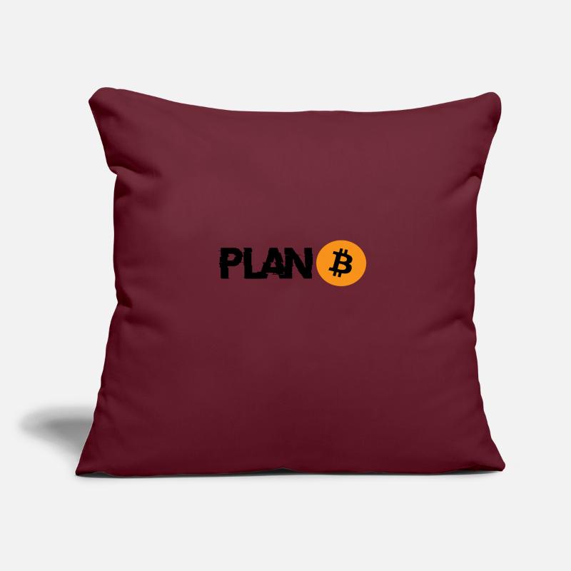 PLAN Bitcoin B Sofakissenbezug 45 x 45 cm