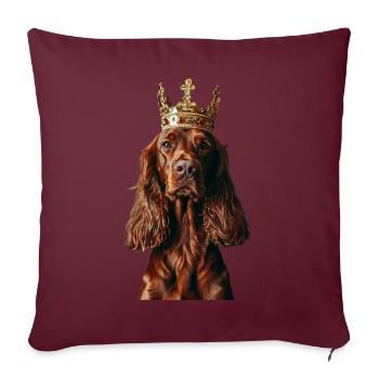 Irish Setter - Sofakissenbezug 45 x 45 cm - Burgunderrot - Vorne