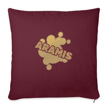 Bébé Aramis - Housse de coussin décorative 45 x 45 cm - bordeaux - Devant