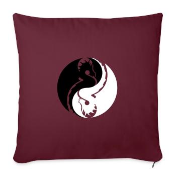 Dragon - Housse de coussin décorative 45 x 45 cm - bordeaux - Devant