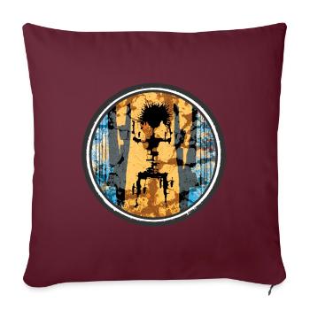 Graffiti Australie - Housse de coussin décorative 45 x 45 cm - bordeaux - Devant