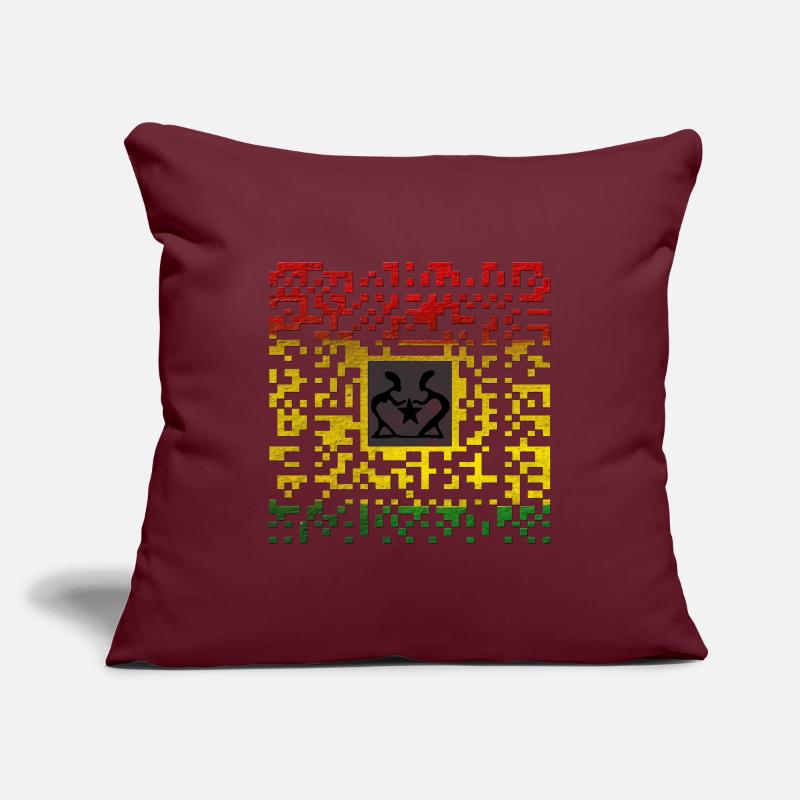 Reggae Code Housse de coussin décorative 45 x 45 cm