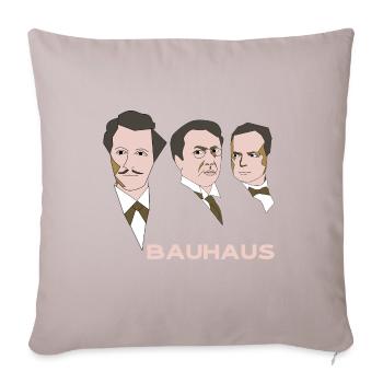 ARTISTES DU BAUHAUS - Housse de coussin décorative 45 x 45 cm - taupe clair - Devant