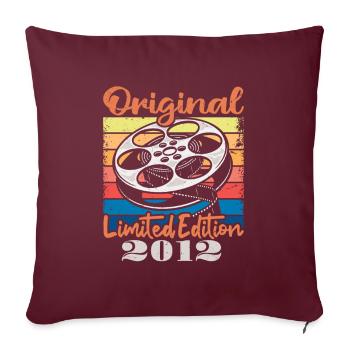 Édition Originale Limitée De 2012 - Housse de coussin décorative 45 x 45 cm - bordeaux - Devant