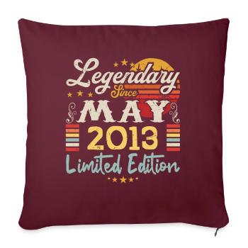 Legendary since May 2013 Limited Edition - Housse de coussin décorative 45 x 45 cm - bordeaux - Devant