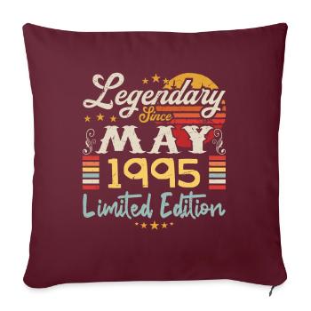 Legendary since May 1995 Limited Edition - Housse de coussin décorative 45 x 45 cm - bordeaux - Devant