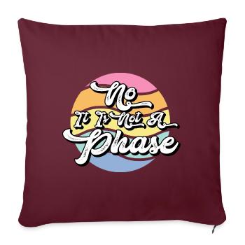 Gay Thanksgayving Pas Une Phase De Fierté - Housse de coussin décorative 45 x 45 cm - bordeaux - Devant