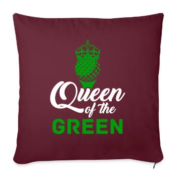 Golfeur Golf golf golf golf - Housse de coussin décorative 45 x 45 cm - bordeaux - Devant