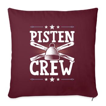 Pisten Crew - Sofakissenbezug 45 x 45 cm - Burgunderrot - Vorne