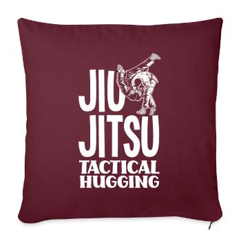 Jiu Jitsu Jiu Jitsu Jiu Jitsu - Sofakissenbezug 45 x 45 cm - Burgunderrot - Vorne