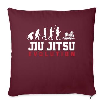 Jiu Jitsu Jiu Jitsu Jiu Jitsu - Sofakissenbezug 45 x 45 cm - Burgunderrot - Vorne