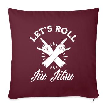 Jiu Jitsu Jiu Jitsu Jiu Jitsu - Sofakissenbezug 45 x 45 cm - Burgunderrot - Vorne
