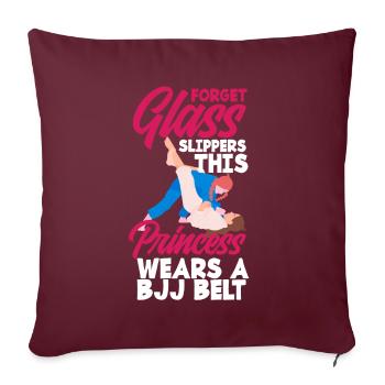 Jiu Jitsu Jiu Jitsu Jiu Jitsu - Sofakissenbezug 45 x 45 cm - Burgunderrot - Vorne