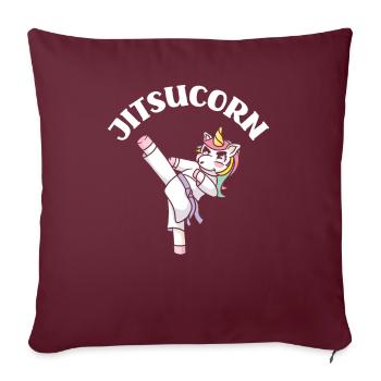 Jiu Jitsu Jiu Jitsu Jiu Jitsu - Sofakissenbezug 45 x 45 cm - Burgunderrot - Vorne