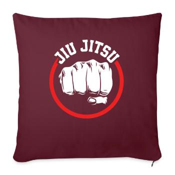 Jiu Jitsu Jiu Jitsu Jiu Jitsu - Sofakissenbezug 45 x 45 cm - Burgunderrot - Vorne
