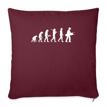Constructeur de pipelines Construction de pipelines Pipelayer - Housse de coussin décorative 45 x 45 cm - bordeaux - Devant