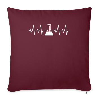 Technicien chimique Technicien chimique Industrie chimique - Housse de coussin décorative 45 x 45 cm - bordeaux - Devant