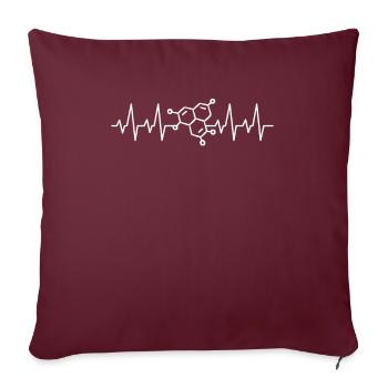 Biochemiker Biochimie Biochimie Biochimiste - Housse de coussin décorative 45 x 45 cm - bordeaux - Devant