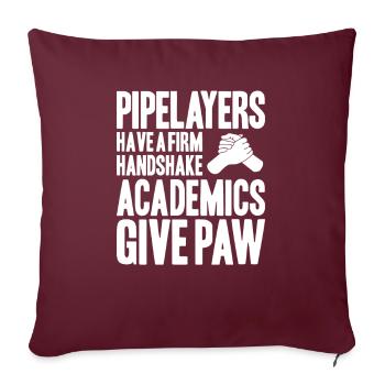 Constructeur de pipelines Construction de pipelines Pipelayer - Housse de coussin décorative 45 x 45 cm - bordeaux - Devant